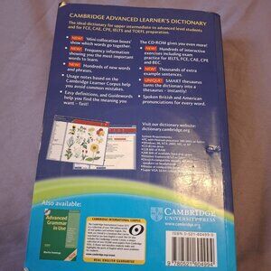 Cambridge Advanced Learner's Dictionary Second Edition Book and English